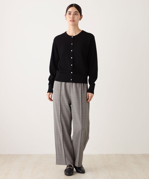 「Afternoon Tea」 ニットカーディガン MEDIUM ライトブルー レディース_画像9