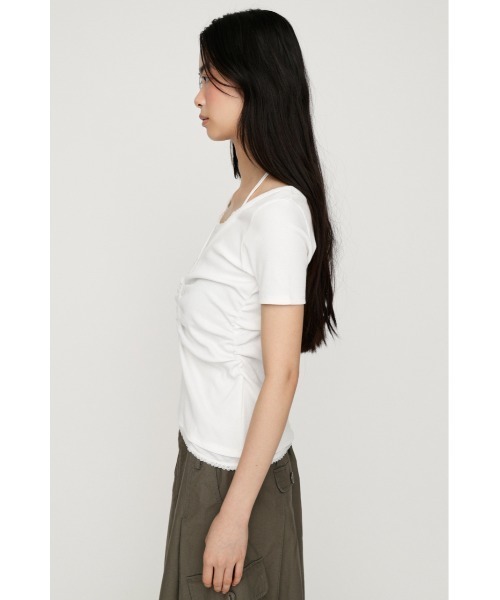 SLY（スライ） tシャツ 半袖 LAYERED LIKE CUT S/S TOPS レイヤード