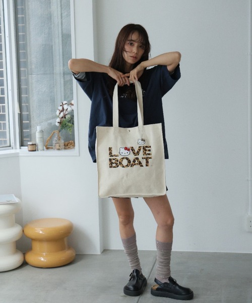 「LOVE BOAT」 トートバッグ FREE アイボリー レディース_画像6