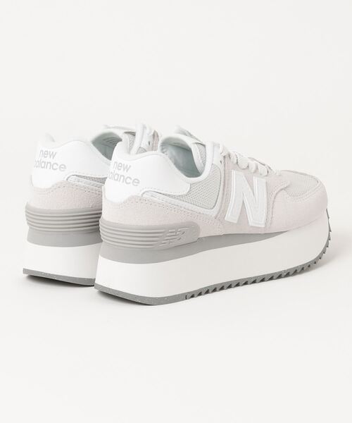 「New Balance」 ローカットスニーカー 23.0cm グレー レディース_画像6