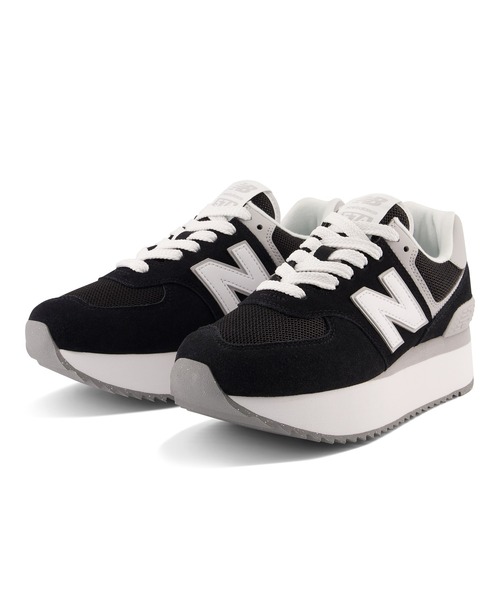 「New Balance」 ローカットスニーカー 23.0cm グレー レディース_画像7