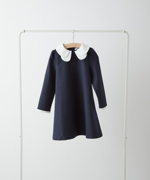 「riziere」 「KIDS」長袖ワンピース 140 ベージュ キッズ_画像5