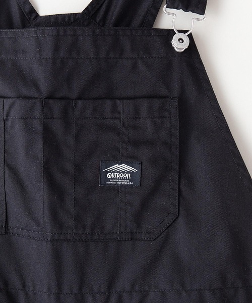 「OUTDOOR PRODUCTS APPAREL」 オーバーオール X-LARGE ブラック メンズ_画像4