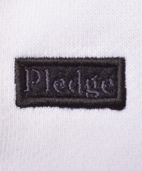 パーカー 「Bl」「Pledge」ミニワッペン刺繍パーカー レディース メンズ セール】【Bl】【Pledge】ミニワッペン刺繍パーカー（パーカー