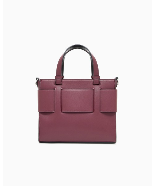 【関税込】EMPORIO ARMANI ハンドバッグ Emporio Armani ロゴ ハンドバッグ | ブルー | FARFETCH JP