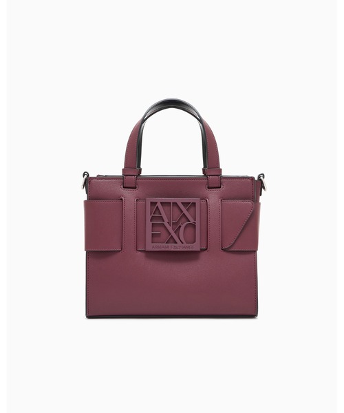 ❤︎ARMANIEXCHANGE バッグ　ハンドバッグ　ミニハンドバッグ BOXロゴバックル ミニハンドバッグ | Armani Exchange