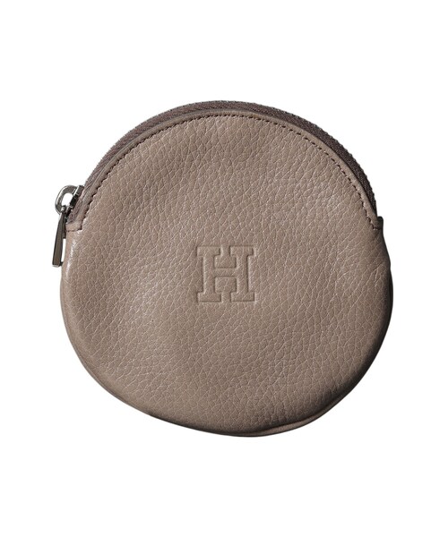 ヒロフ（HIROFU）/【アクセサリー】ミニ財布 レザー コンパクト ケース カードケース 本革（商品番号：P25−50716） HIROFU（ヒロフ） ポーチ 「アクセサリー」ミニ財布 レザー コンパクト