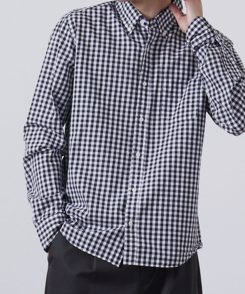 CRONOS チェック柄 長袖シャツ【M】 Chrome Hearts - CHROME HEARTS クロムハーツ CHクロスパッチ