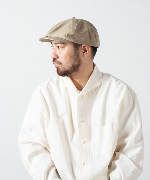 ハンチング　ベレー帽　ハンドメイド　帽子 KNOX(革小物) 帽子 ベレー帽 バックサテン キャスハンチング