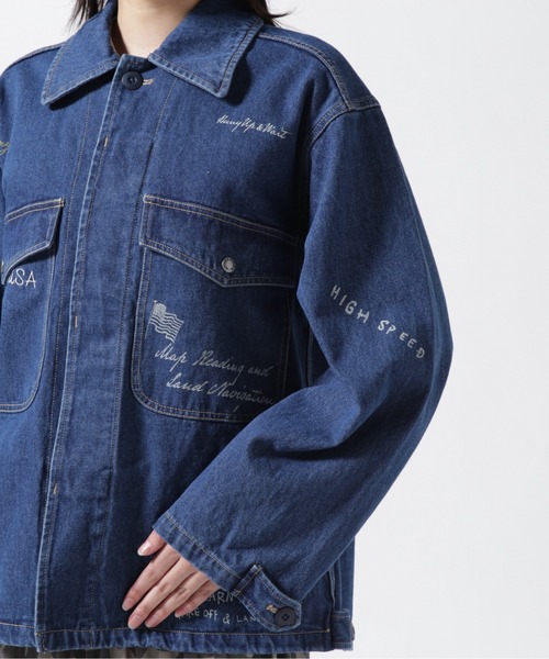 ジャケット・アウター AVIREX/SCRIBBLING BDU JACKET AVIREX コート アウター SCRIBBLING BDU JACKET/ スクリブリング