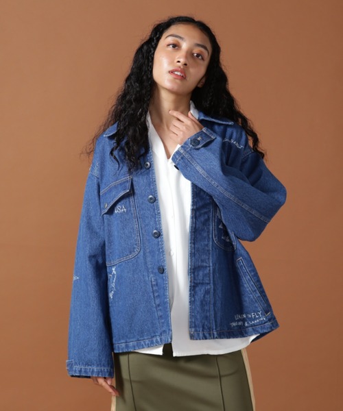 ジャケット・アウター AVIREX/SCRIBBLING BDU JACKET SCRIBBLING BDU JACKET/ スクリブリングBDUジャケット | AVIREX