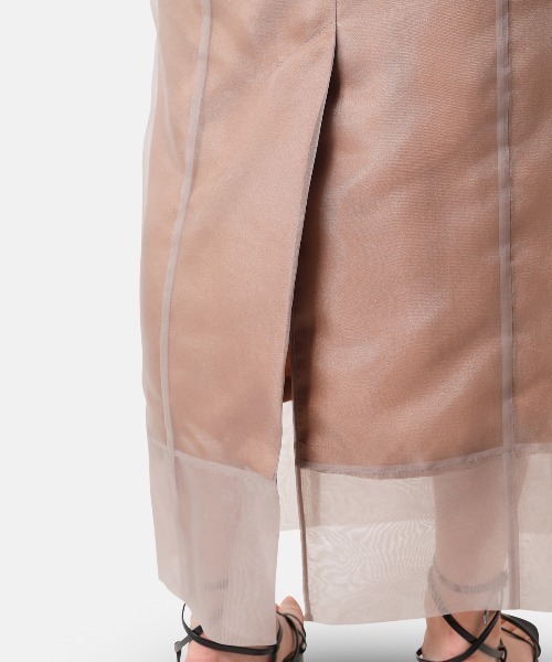 スカート irene Summer Wool Layered Skirt アイレネ - IRENE | Summer Wool Layered Skirt-Camel-34の通販