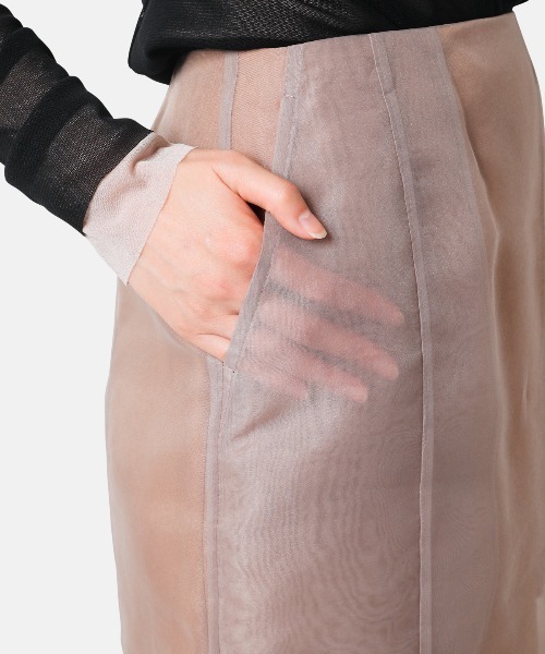 スカート irene Summer Wool Layered Skirt IRENE スカート Summer Wool Layered Skirt レディース