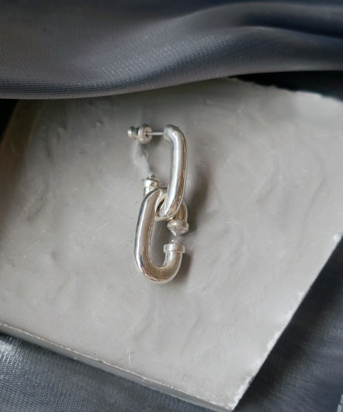 e.m.（イーエム） ピアス ボリュームチェーンピアス レディース メンズ