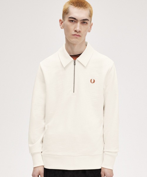 FRED PERRY（フレッドペリー） トレーナー スウェット Zip Neck Collar