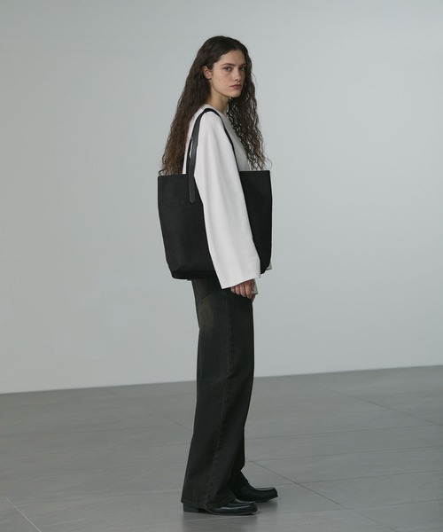CALLNE トートバッグ 「CALLNE」Square Totebag / スクエアトート 