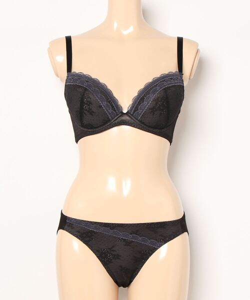 DAYDREAM 24SS 開襟シャツ ショーツセット Black AMOSTYLE ブラジャー ショーツセット エントリーコレクション