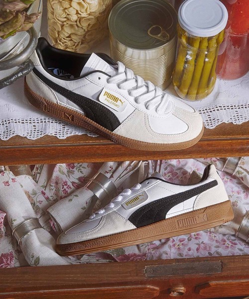 スニーカー レディース PUMA/プーマ PALERMO パレルモ レザー テラス Tトウ スニーカー 396464｜zozo｜03