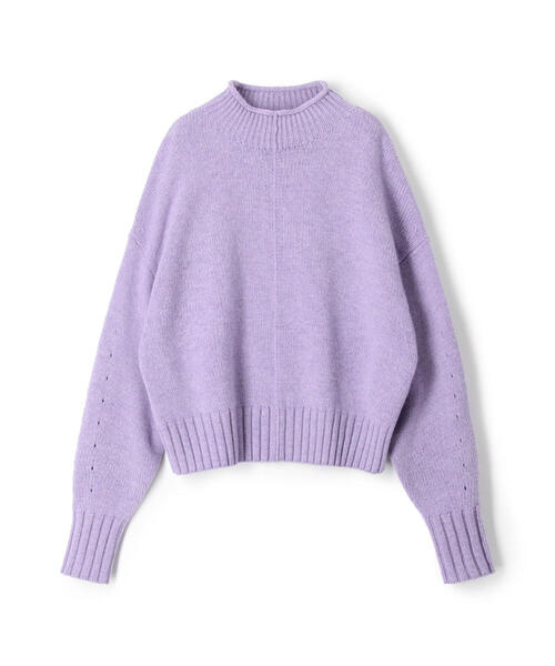 MACPHEE」 長袖ニット S パープル レディース : 81382769 : ZOZOTOWN 