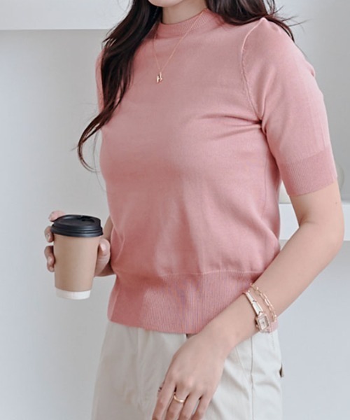 ニット セーター 着た瞬間、さらふわ。15色×美シルエットの万能サマー