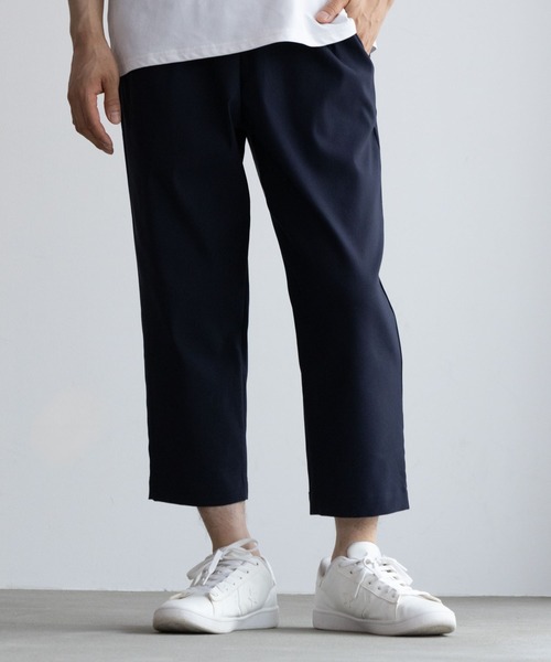 NAVY パンツ NAVY FIT ストレッチクロップドパンツ メンズ レディース