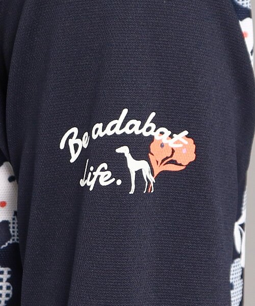 adabat tシャツ 「UVカット／吸水速乾／遮熱効果」フラワー