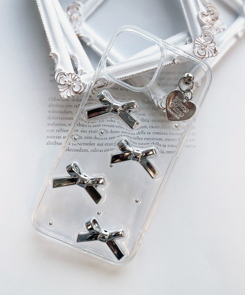 関税込★JILLSTUART★サフィアーノハートチャーム iPhoneケース 関税込☆JILLSTUART☆サフィアーノハートチャーム iPhoneケース