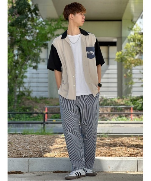 Right-on シャツ 半袖刺繍シャツ メンズ レディース : ZOZOTOWN