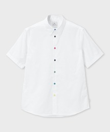 PS Paul Smith シャツ マルチカラーボタン 半袖シャツ / 242300