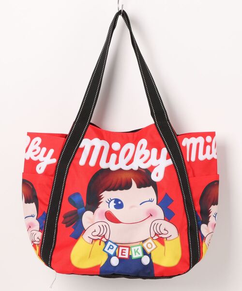 E-COME トートバッグ ぺこちゃん 不二家 バルーントート
