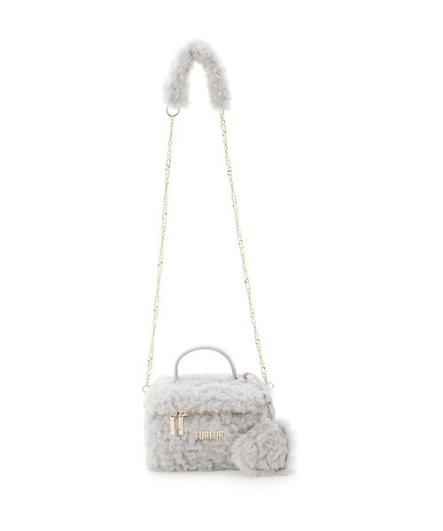 FURFUR ショルダーバッグ バッグ エコファーバニティバッグ
