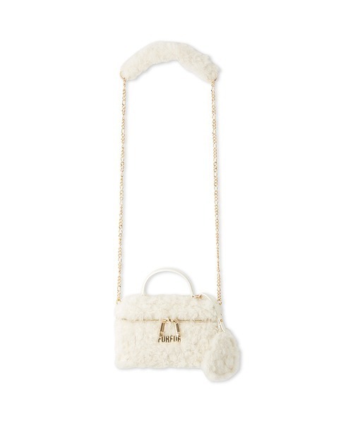 FURFUR ショルダーバッグ バッグ エコファーバニティバッグ