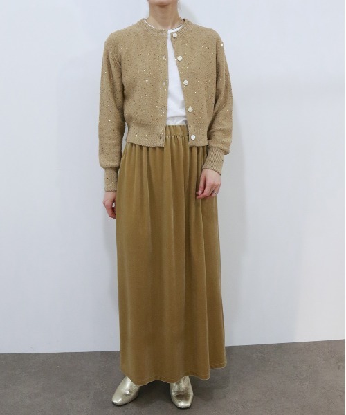 Marilyn Moon カーディガン コットンポリエステルスパンコール