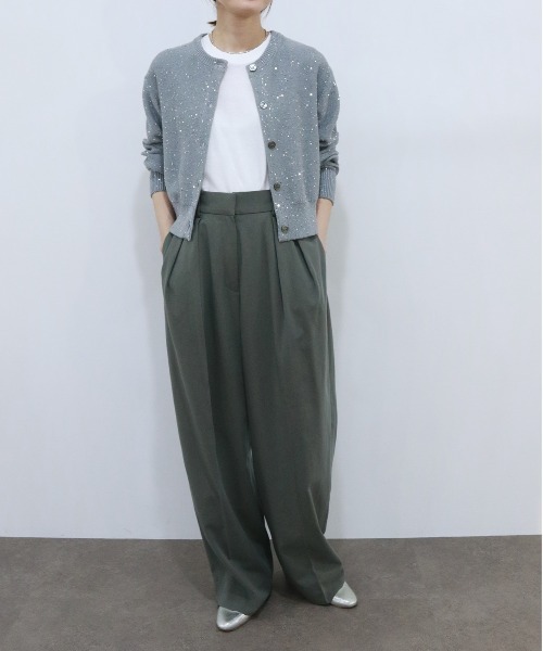 Marilyn Moon カーディガン ポリエスターニットコクーン