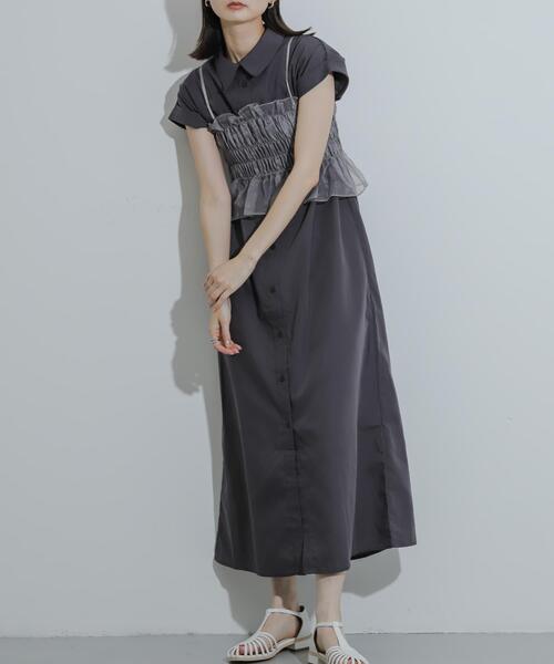 SENSE OF PLACE by URBAN RESEARCH ワンピース ビスチェセットフレンチ