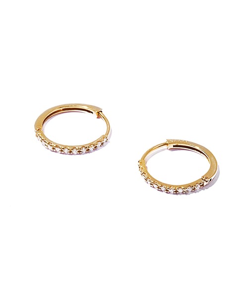 les bonbon（ルボンボン） ピアス 「les bonbon」hoop diamond pierce