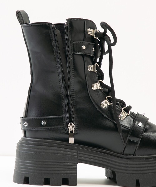 Diable baiser（ディアブルベーゼ） ブーツ パンクレースアップ