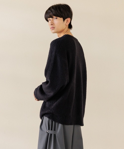 Anui ニット セーター 「UNISEX/選べる着丈」カールヤーン