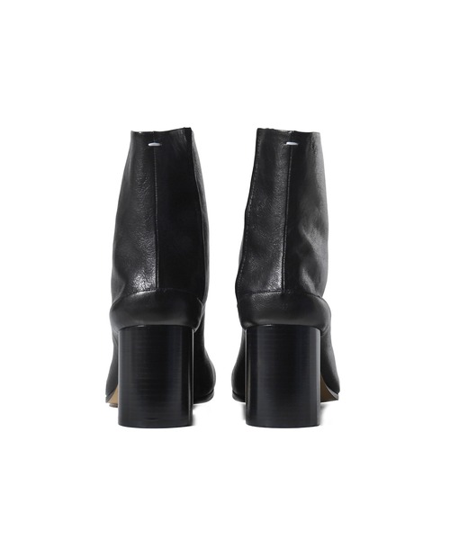 直営店☆MaisonMargiela☆TABI アンクル レザー ブーツ H80 Maison Margiela Tabi H80 Ankle Boots in Black Curated at