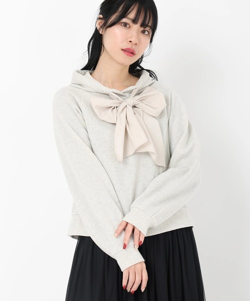tシャツ タフタリボンラメ裏毛 レディース