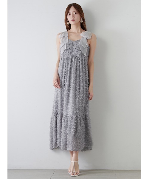 SNIDEL リボンティアードワンピース SNIDEL ワンピース リボンティアードワンピース : ZOZOTOWN