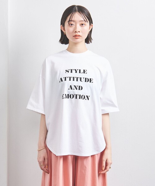 SACRA（ファッション） tシャツ 「SACRA」メッセージプリント T
