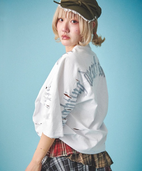 GALFY（ガルフィー）病みに染まりし反戦 半袖Tシャツ GALFY】病みに染まりし反戦Tシャツ | OUR BRAND,GALFY