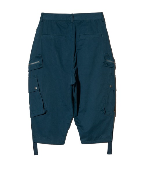glamb サイドリブ コットン サルエル パンツ glamb パンツ Deformed Cropped Sarrouel Pants / デフォーム