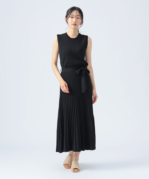 sale！　BEAMSセットアップ BEAMS HEART｜カット ジョーゼット ミニマル セットアップ
