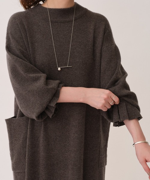 BEARDSLEY（ビアズリー） ニットワンピース FREE チャコールグレー