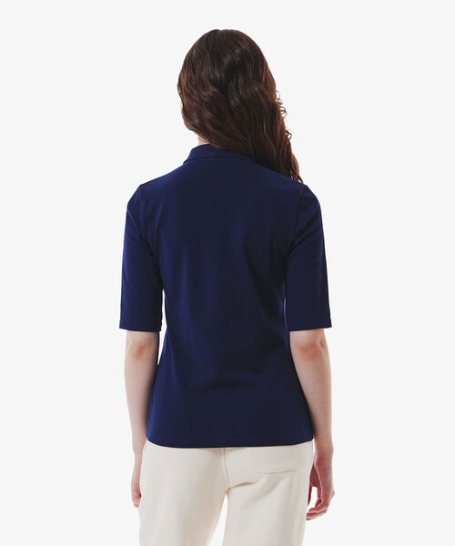ポロシャツ ポロ スリムフィットハーフスリーブポロシャツ レディース LACOSTE ポロシャツ ポロ スリムフィットハーフスリーブ