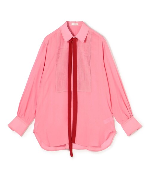 トュモローランド シルクブラウス C TOMORROWLAND collection ブラウス シャツ コットンシルクオーガンジー
