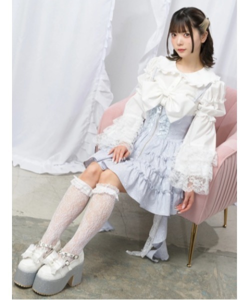 Ank Rouge ジャガードティアードジャンパースカート ジャガードティアードJSK - Ank Rouge(アンクルージュ)の