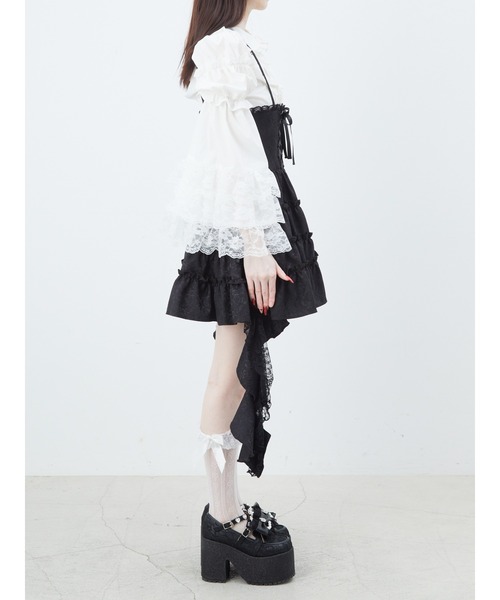 Ank Rouge ジャガードティアードジャンパースカート ジャガードティアードJSK - Ank Rouge(アンクルージュ)の